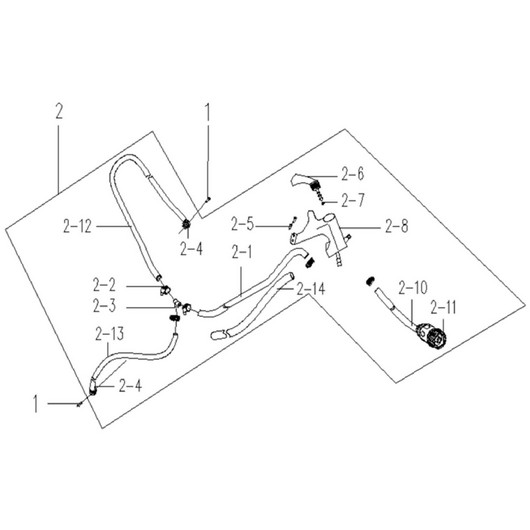 Шланг подачи воды Champion CP400